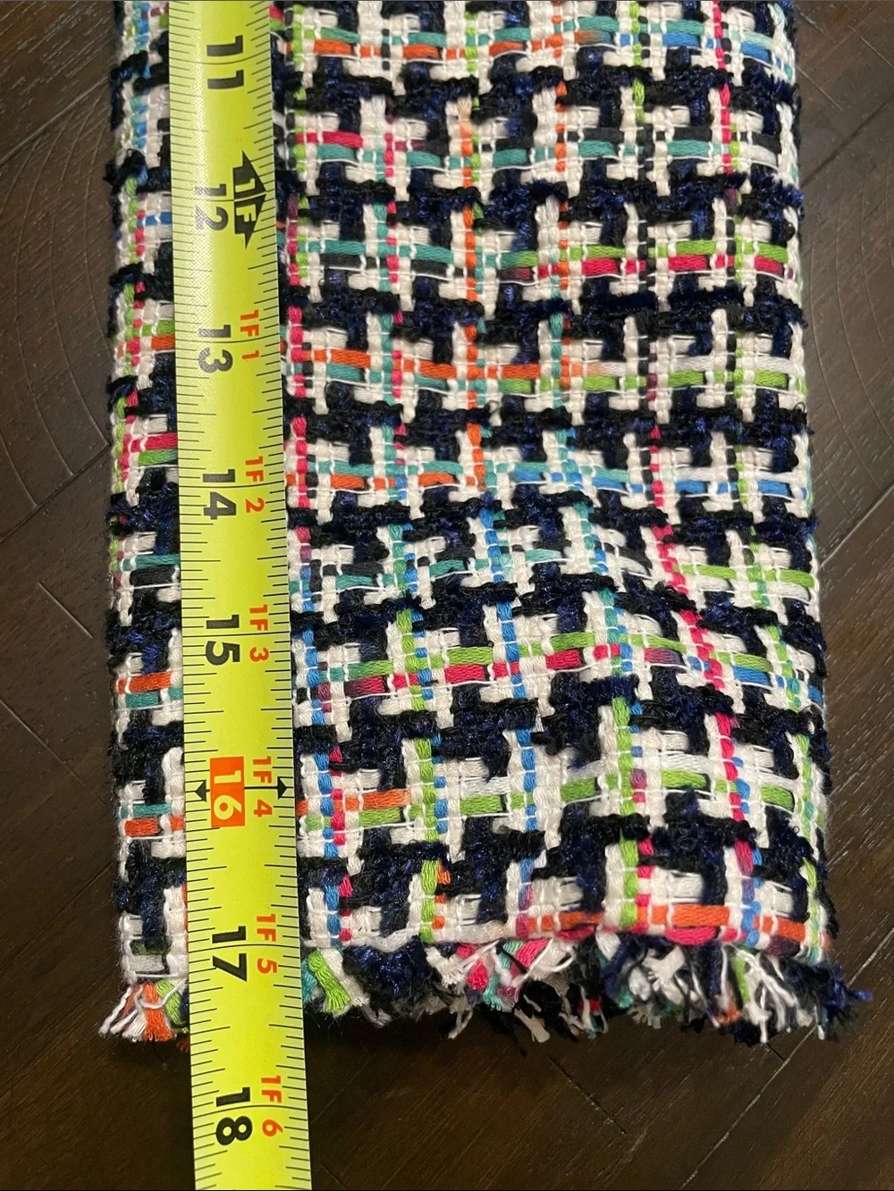 kate spade Multicolor Houndstooth Cropped Tweed Blazer